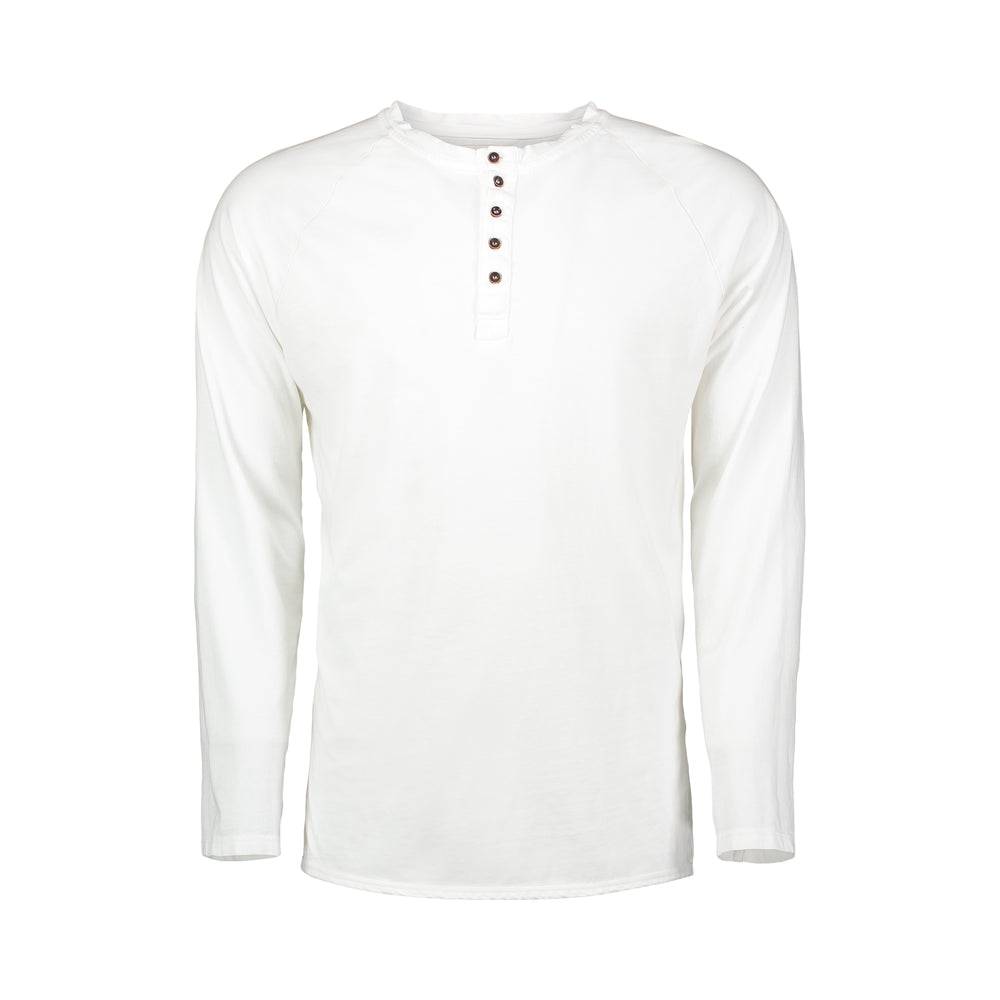 Long Sleeve Henley Quarter Button-up Shirts